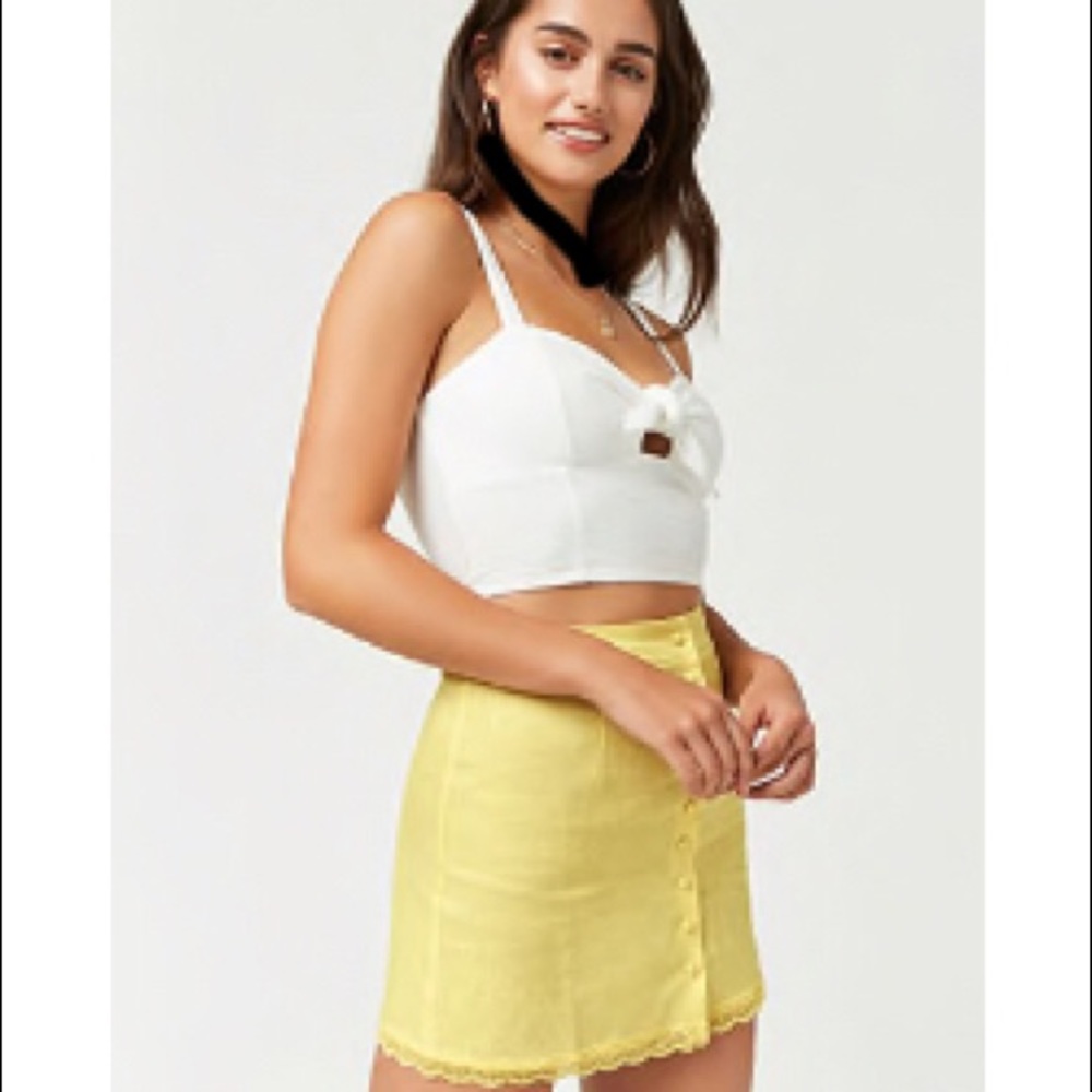 Yellow skirt